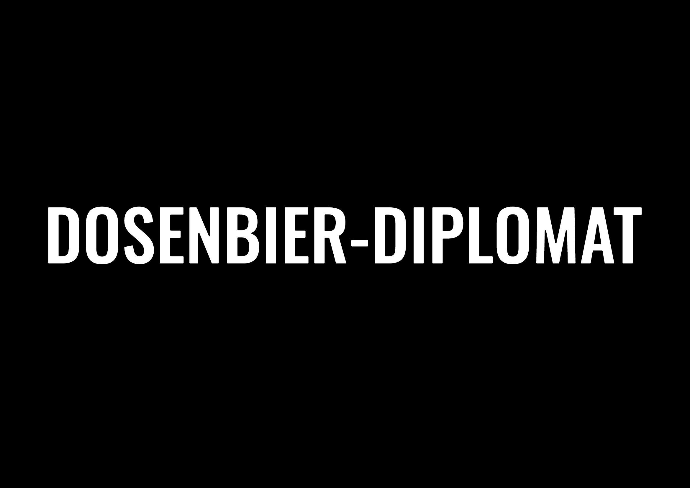 Dosenbier-Diplomat