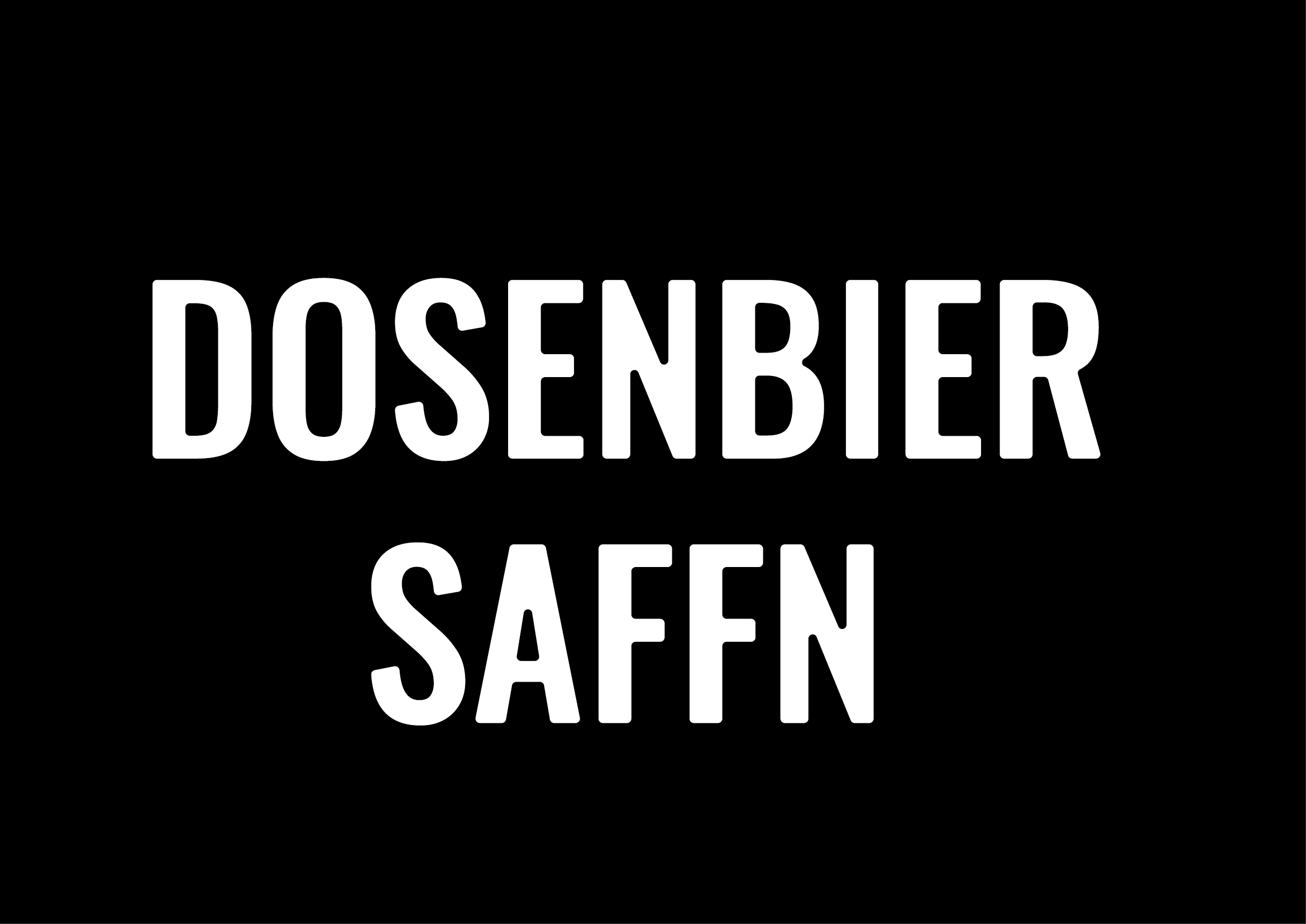 Dosenbier Saffn